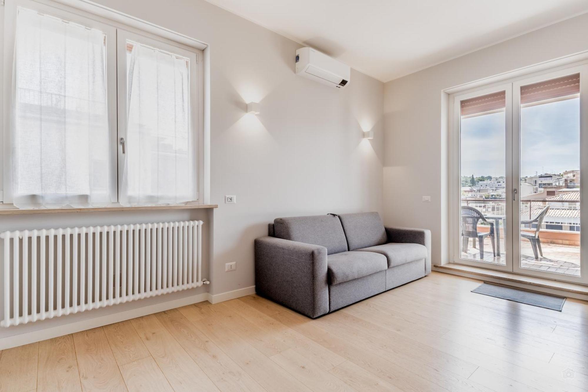 Ferienwohnung L'Attico Con Terrazza In Corso Francia Rom Exterior foto
