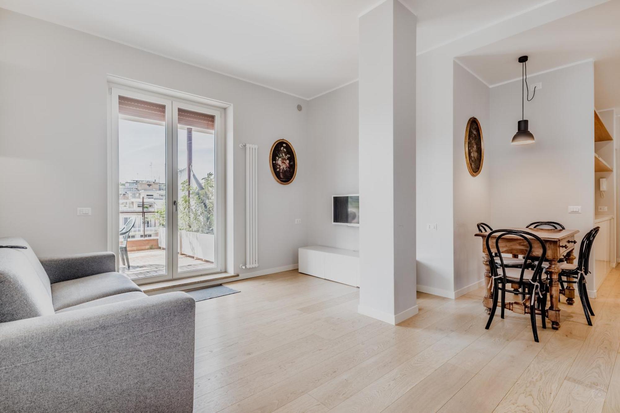 Ferienwohnung L'Attico Con Terrazza In Corso Francia Rom Exterior foto